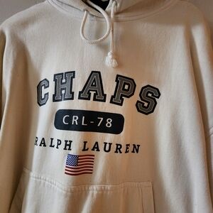 Ralph Lauren Chaps White Hoodie